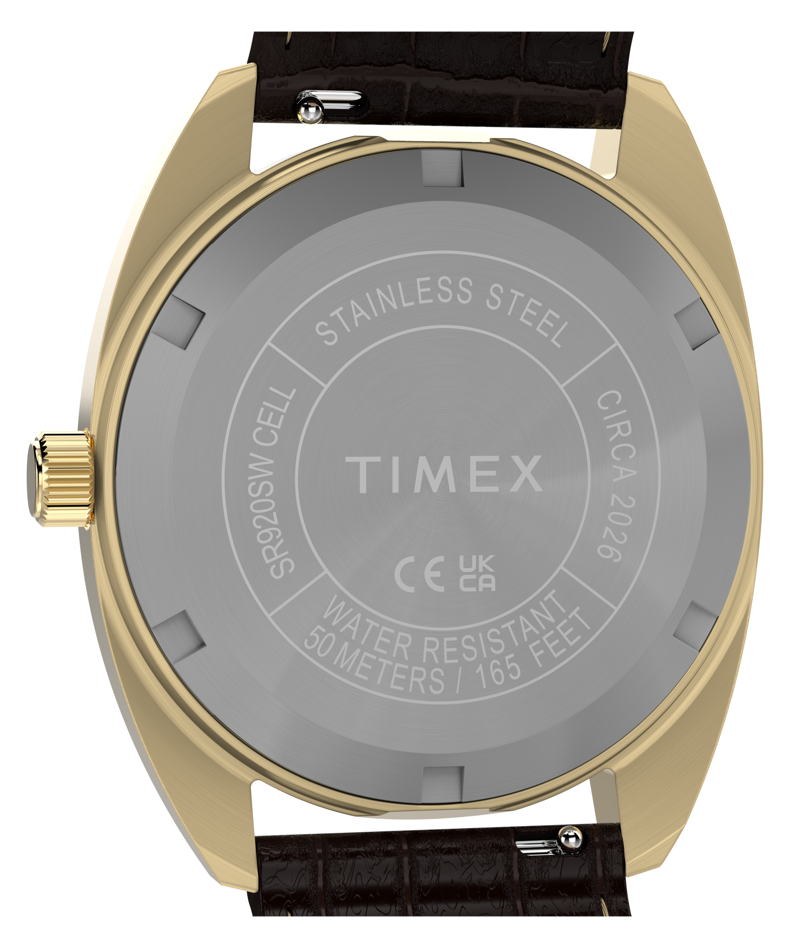 Timex® 1976 Rotary Phone Dial Reissue 37mm Leather Strap Watch