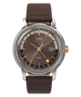 Marlin® GMT 40mm Leather Strap Watch