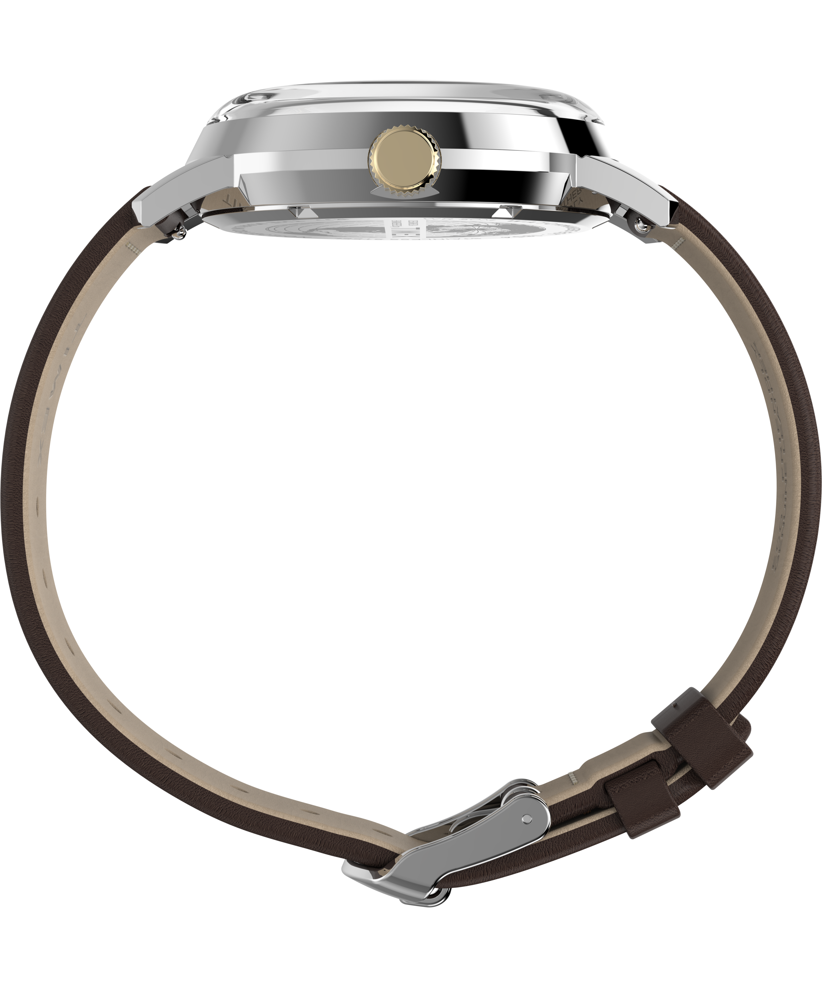 Marlin® GMT 40mm Leather Strap Watch