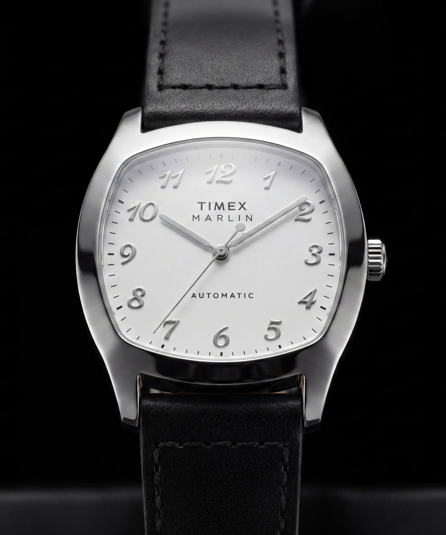 Marlin® Chatham Automatic 36mm Leather Strap Watch