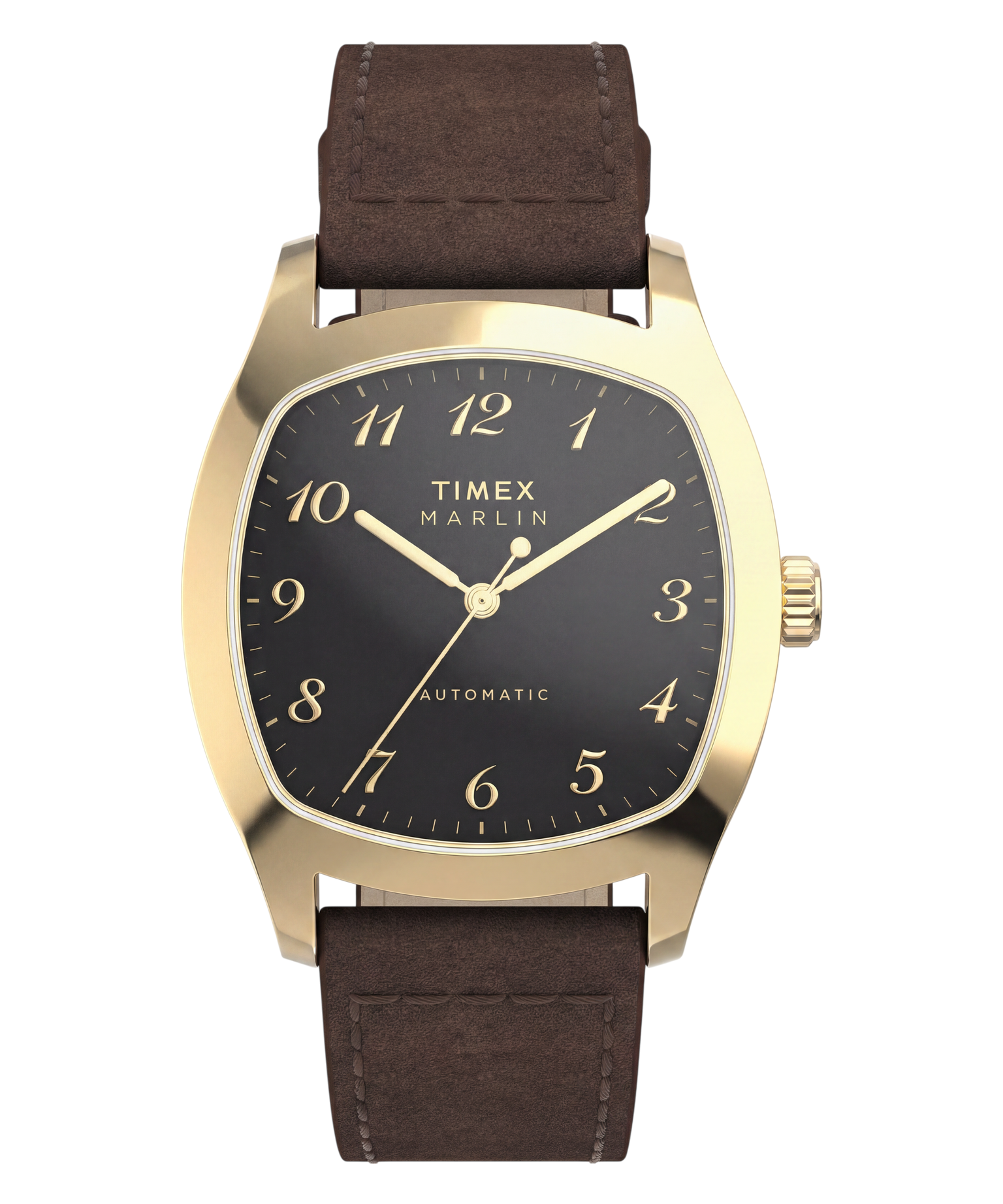 Marlin® Chatham Automatic 36mm Leather Strap Watch
