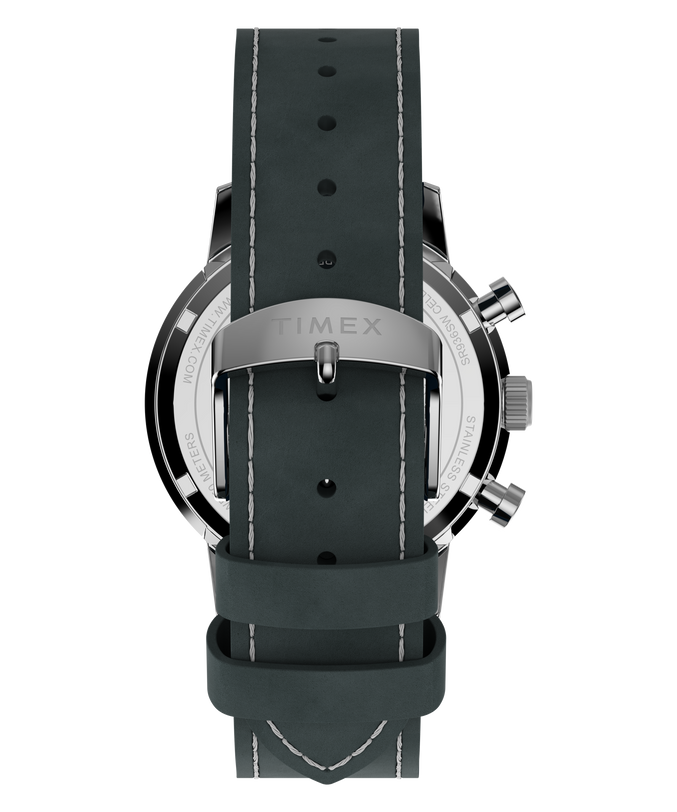 Peanuts® x Timex Marlin® Chronograph 40mm Leather Strap Watch