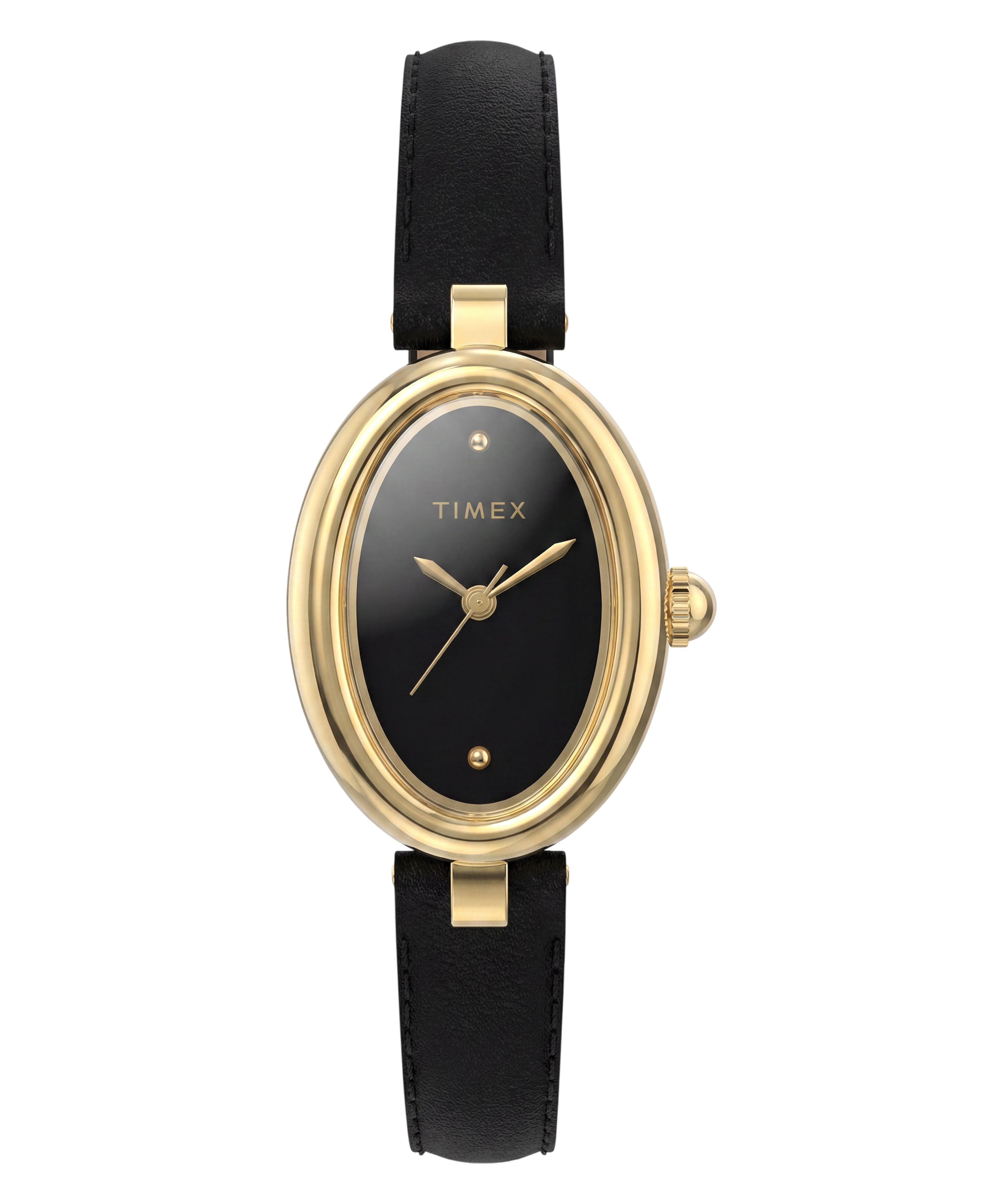 Cavatina® Luxe 22mm Leather Strap Watch