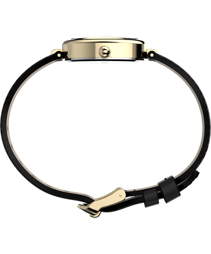 Cavatina® Luxe 22mm Leather Strap Watch