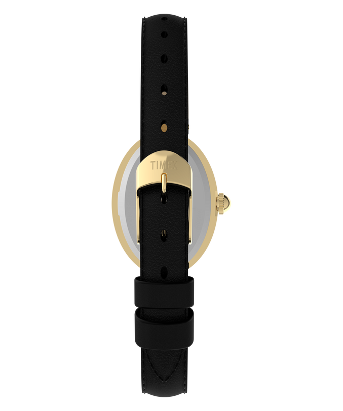 Cavatina® Luxe 22mm Leather Strap Watch