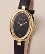 Cavatina® Luxe 22mm Leather Strap Watch