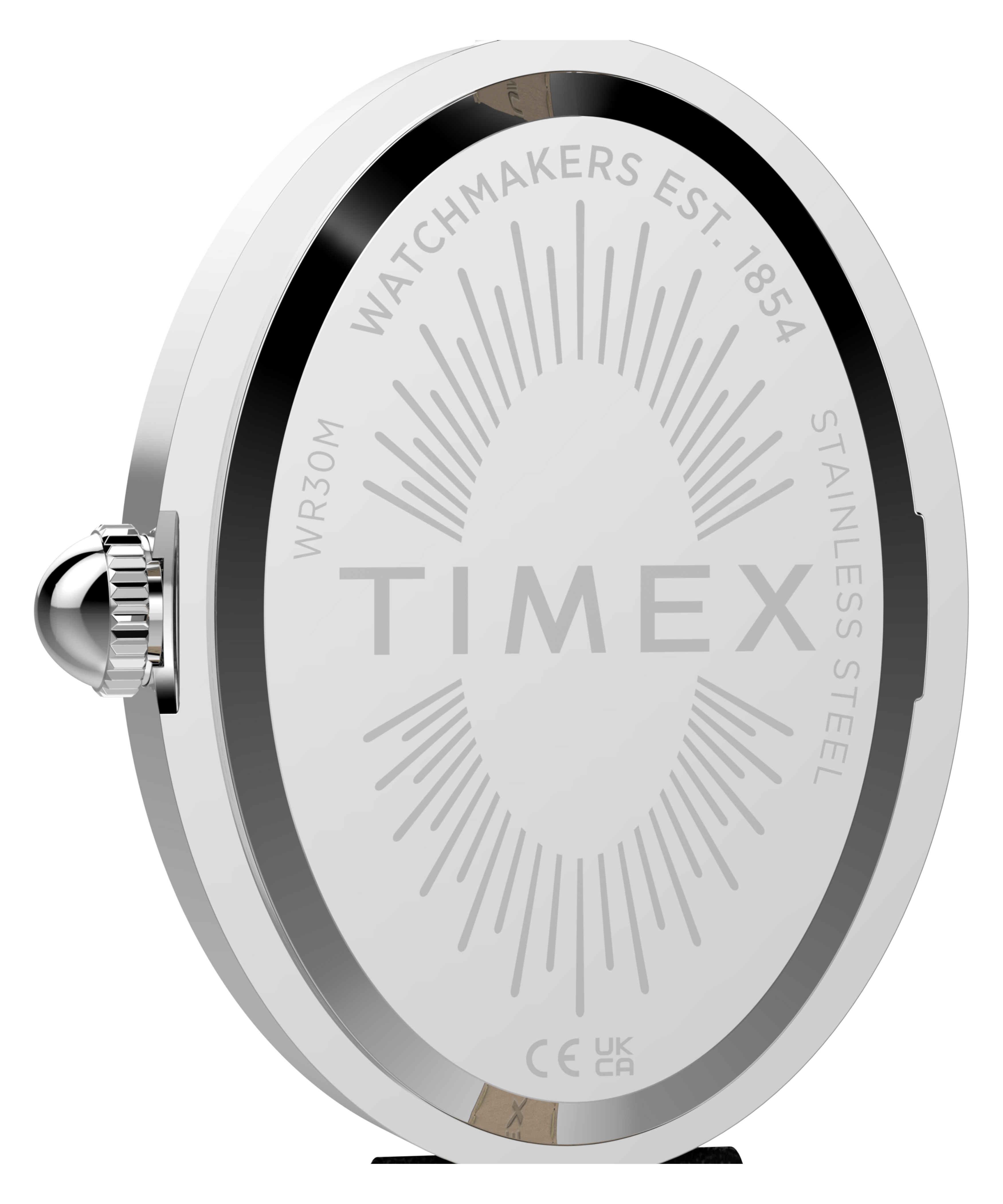 Cavatina® Luxe 22mm Leather Strap Watch