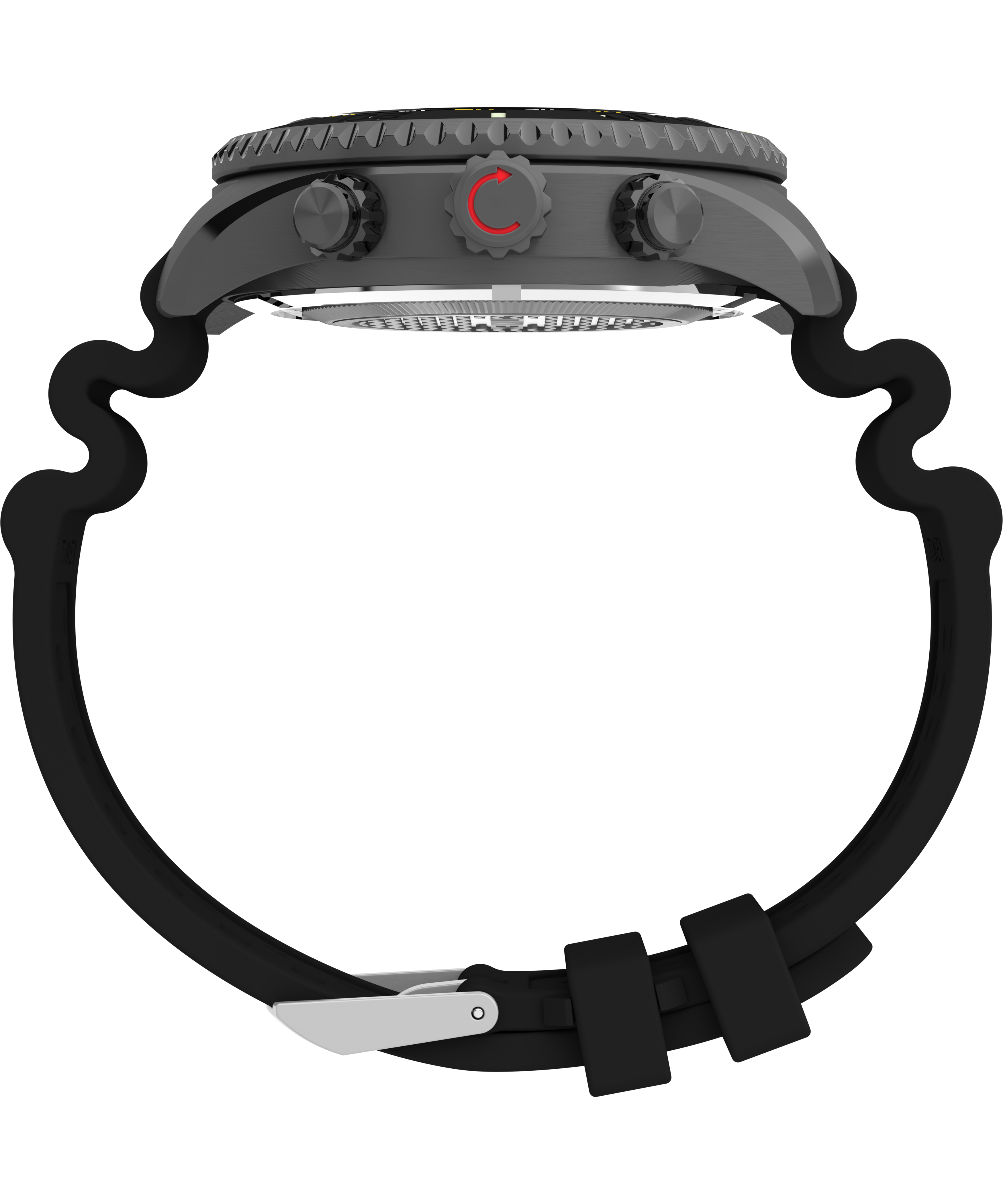 Deepwater IQ Depth Gauge 300 46mm HNBR Synthetic Rubber Strap Watch