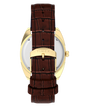 Timex 1976 Day Date Fume Reissue Inspired 37mm Leather Strap Watch