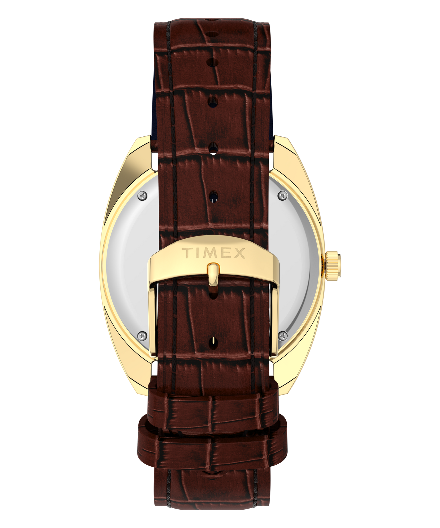 Timex 1976 Day Date Fume Reissue Inspired 37mm Leather Strap Watch