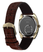 Timex 1976 Day Date Fume Reissue Inspired 37mm Leather Strap Watch