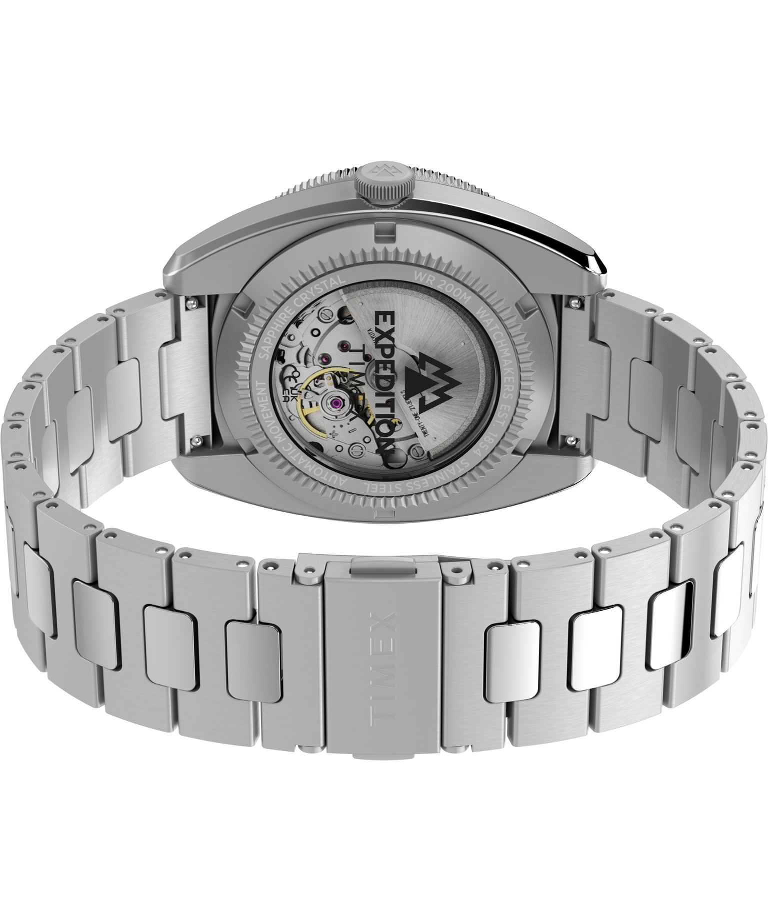 Expedition® Pioneer Automatic 41mm Stainless Steel Bracelet Watch