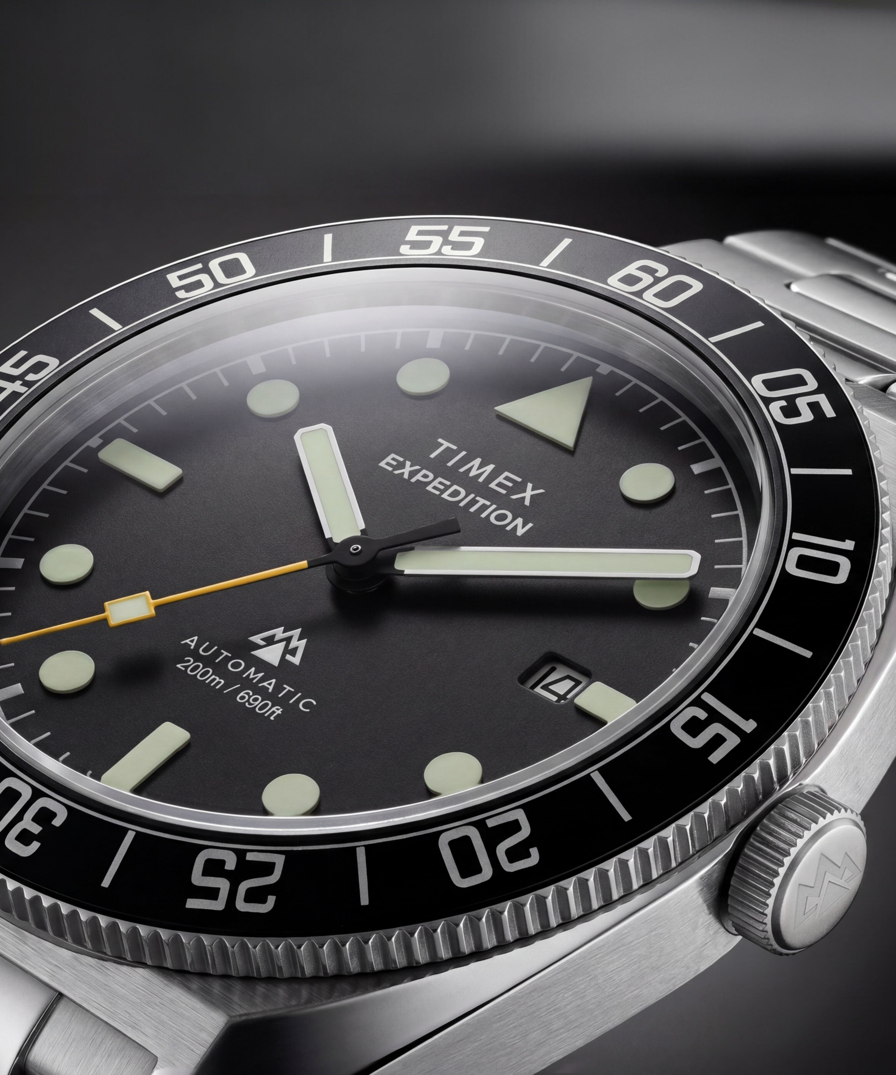 Expedition® Pioneer Automatic 41mm Stainless Steel Bracelet Watch