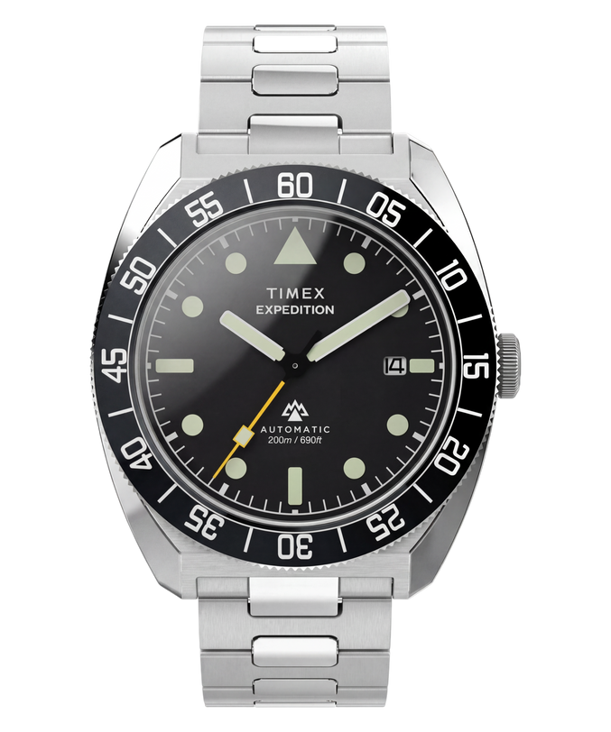 Expedition® Pioneer Automatic 41mm Stainless Steel Bracelet Watch