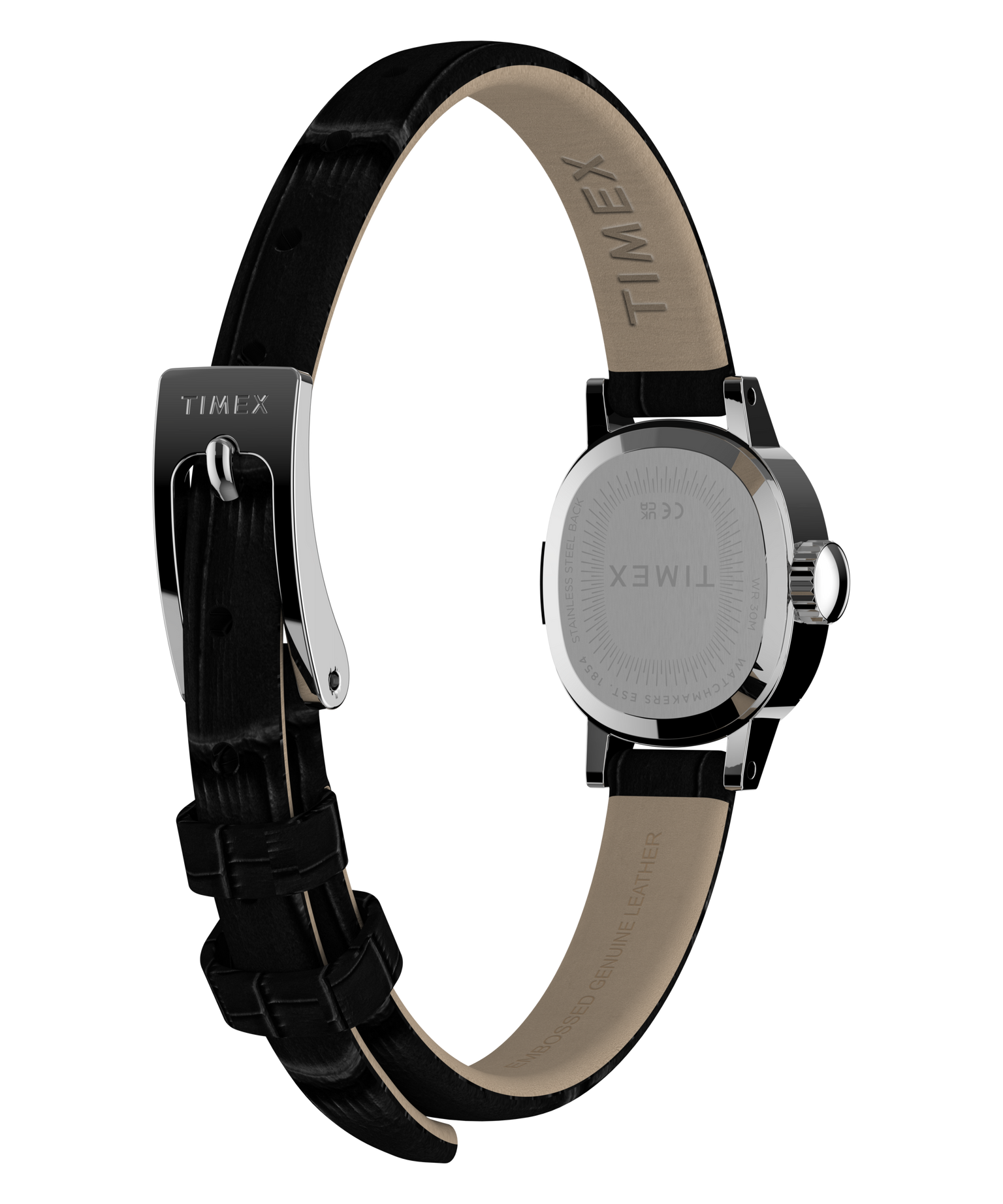 Cavatina® Mini 17mm Leather Strap Watch