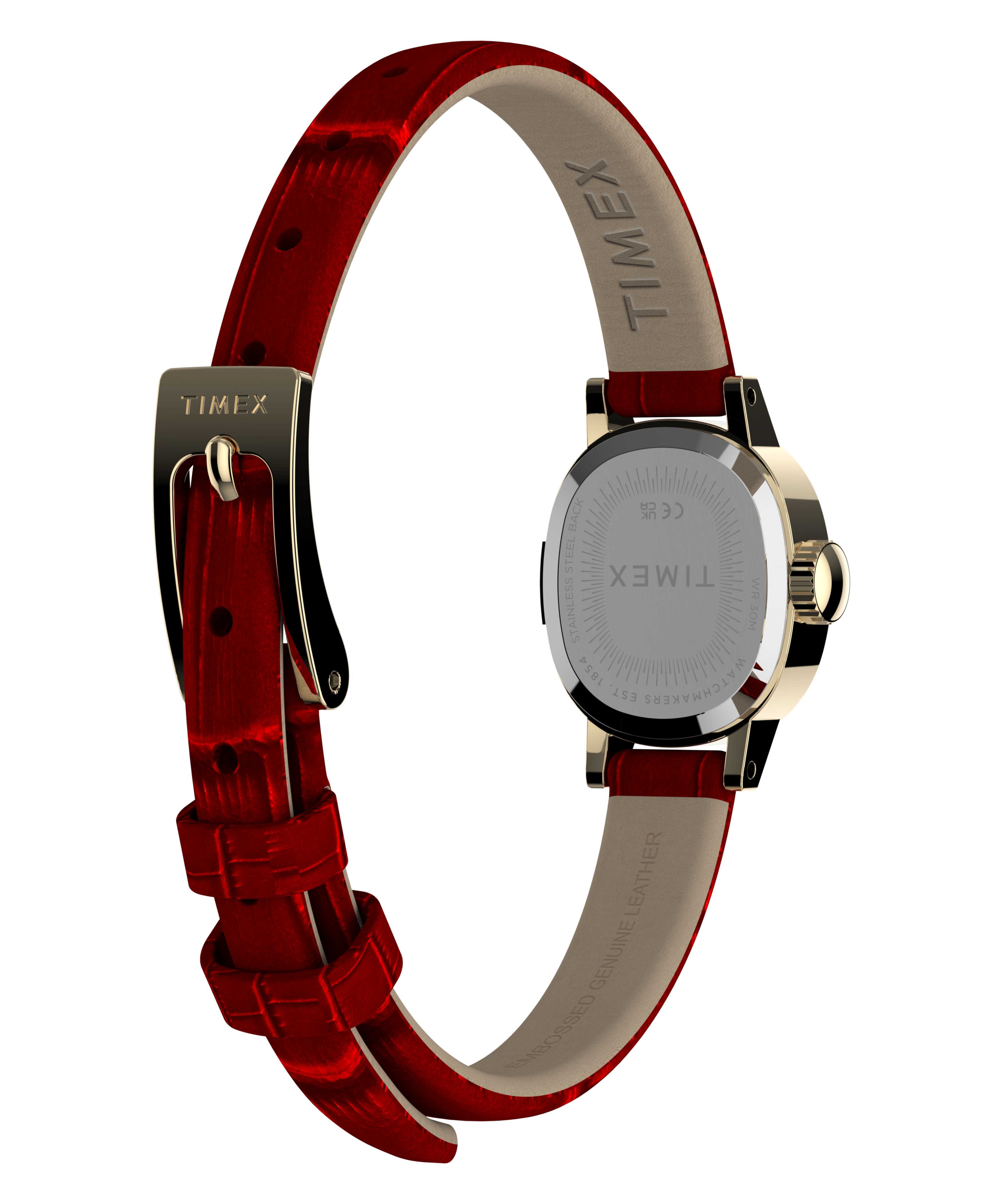 Cavatina® Mini 17mm Leather Strap Watch