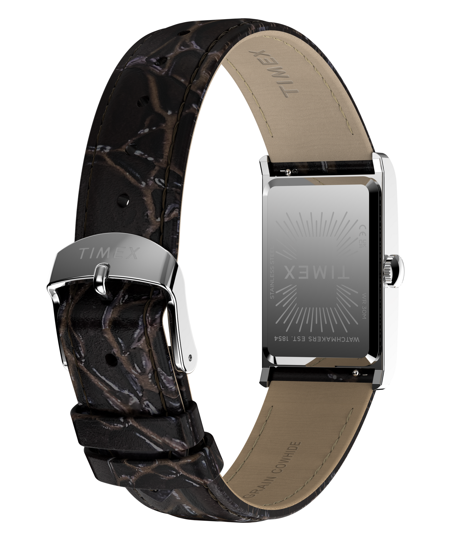 Timex 1976 Lexington Reissue Inspired 21mm Leather Strap Watch