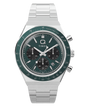 Q Timex Chronograph 40mm Stainless Steel Bracelet Watch