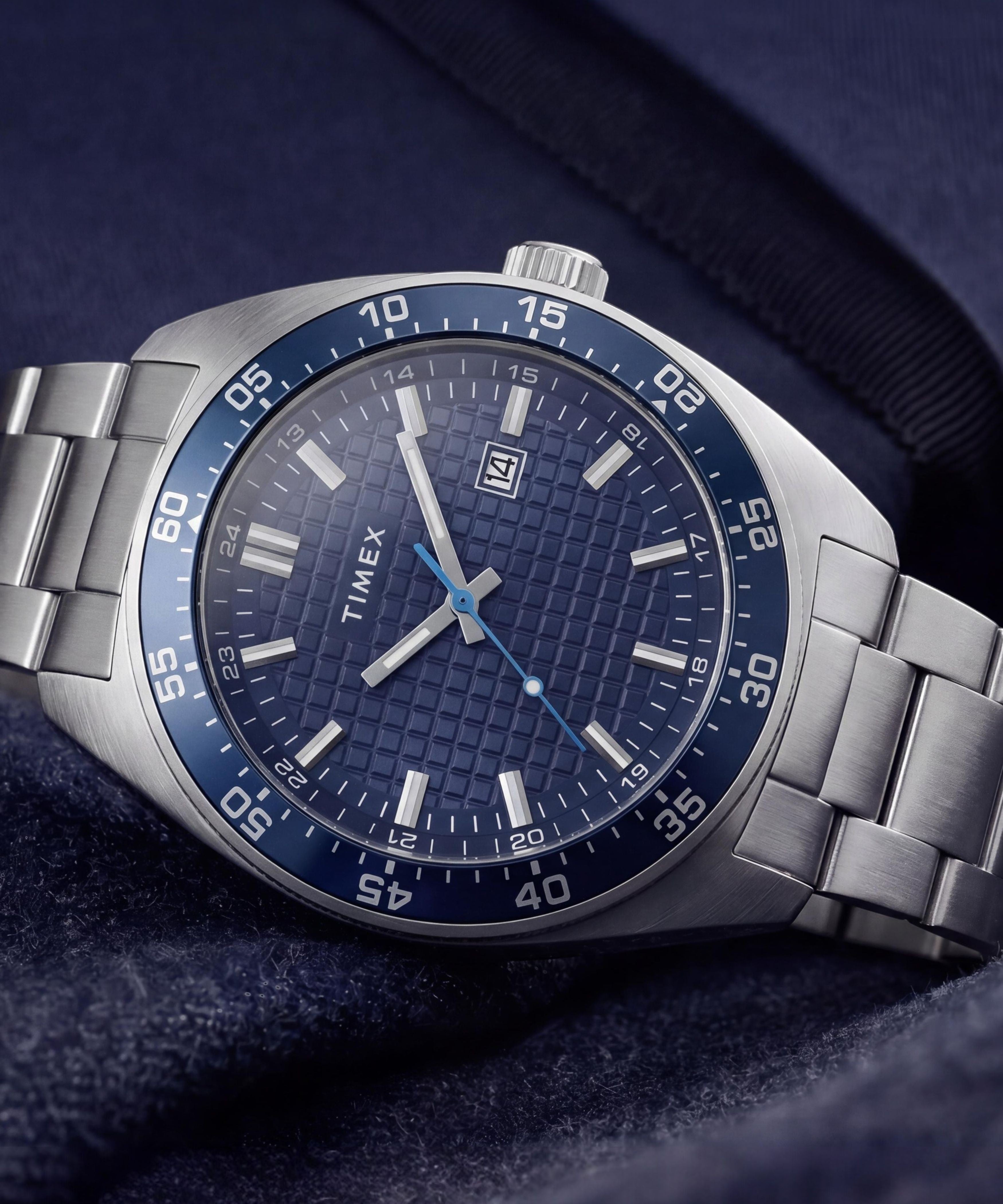 Weston 45mm Stainless Steel Bracelet Watch