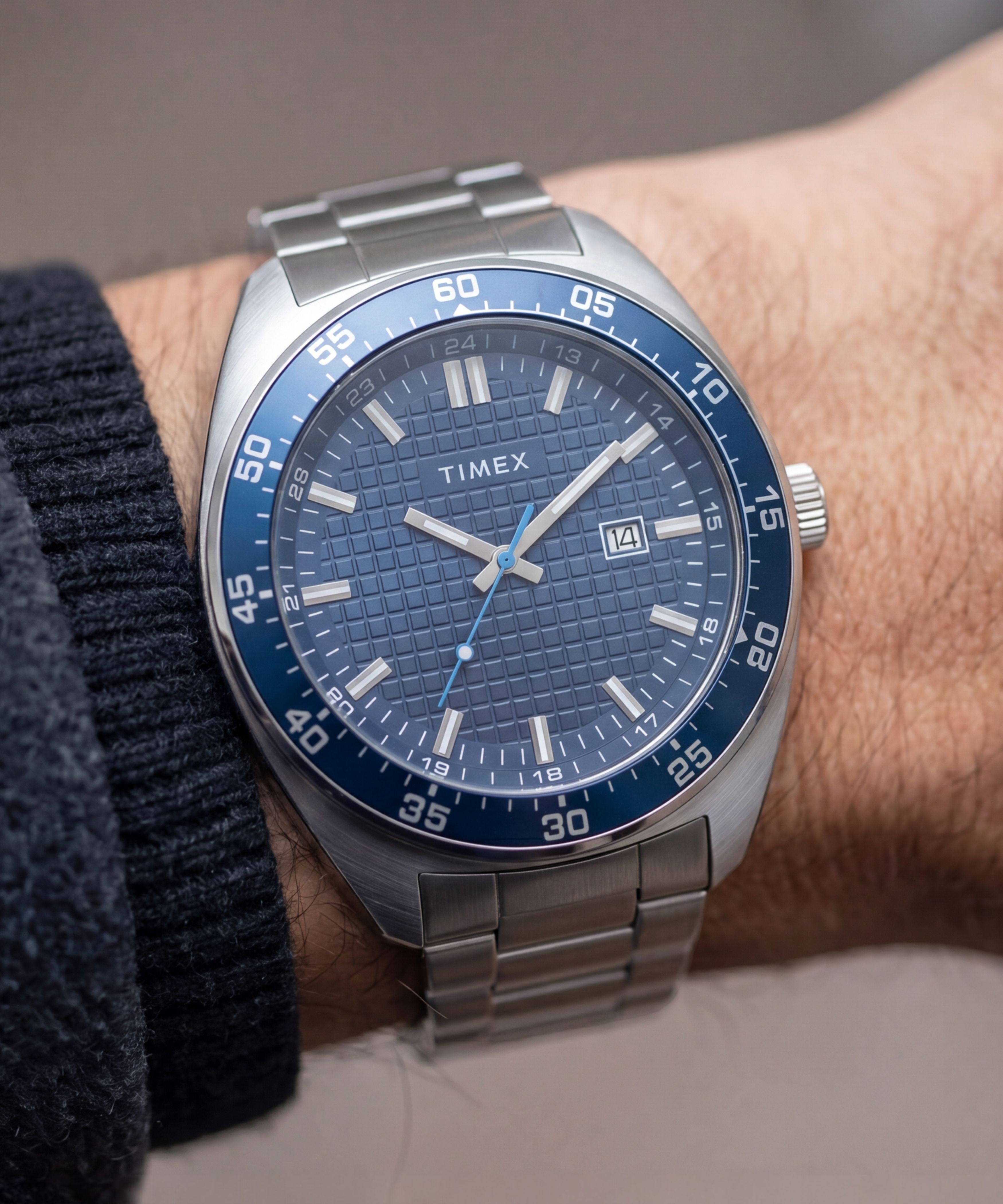 Weston 45mm Stainless Steel Bracelet Watch