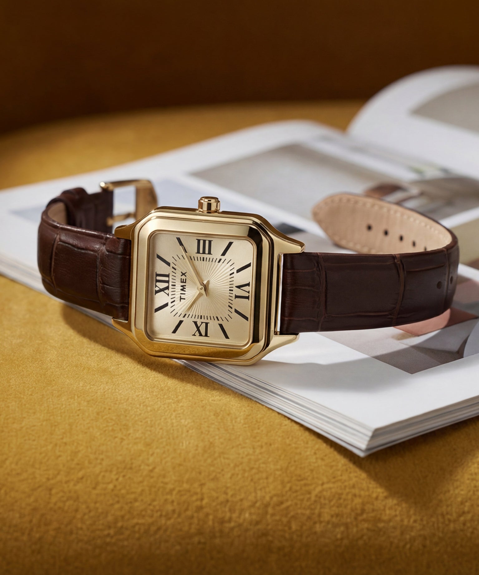Addison 23mm Leather Strap Watch