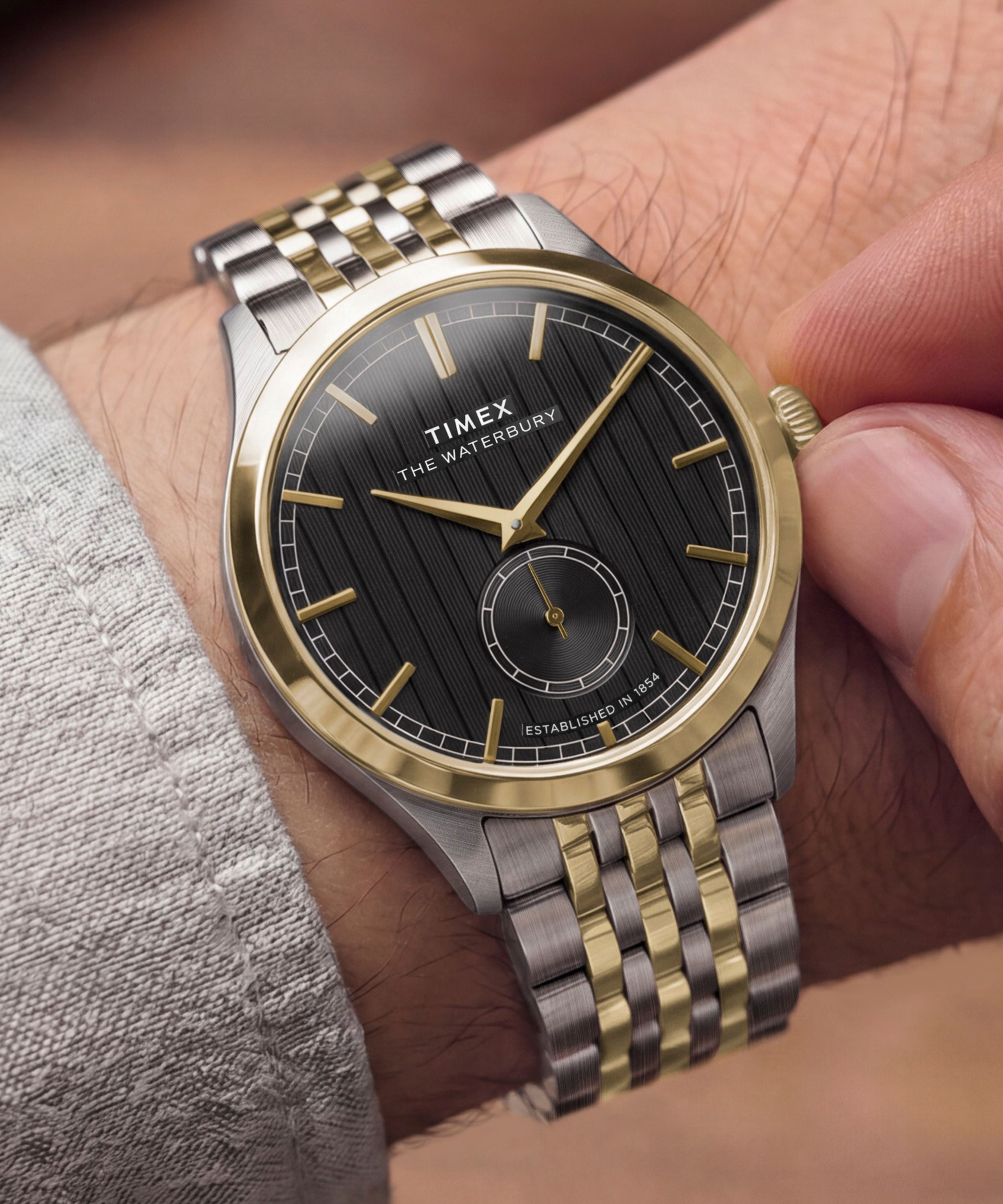 Waterbury Classic 39mm Stainless Steel Bracelet Watch
