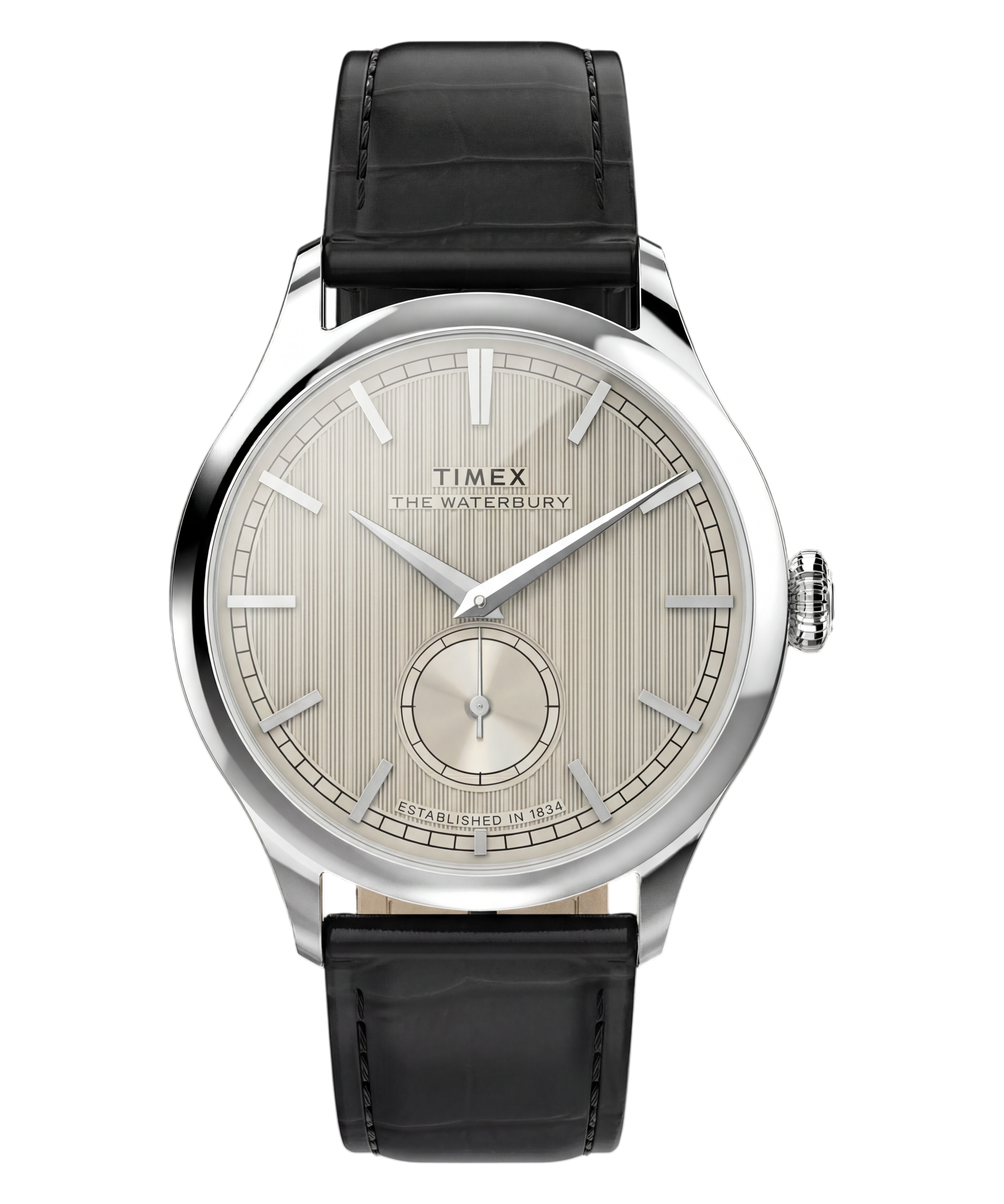 Waterbury Classic 39mm Leather Strap Watch
