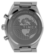 Q Timex Continental Chronograph 36mm Stainless Steel Bracelet Watch