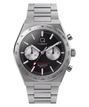 Q Timex Continental Chronograph 36mm Stainless Steel Bracelet Watch