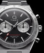 Q Timex Continental Chronograph 36mm Stainless Steel Bracelet Watch