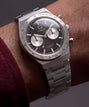 Q Timex Continental Chronograph 36mm Stainless Steel Bracelet Watch