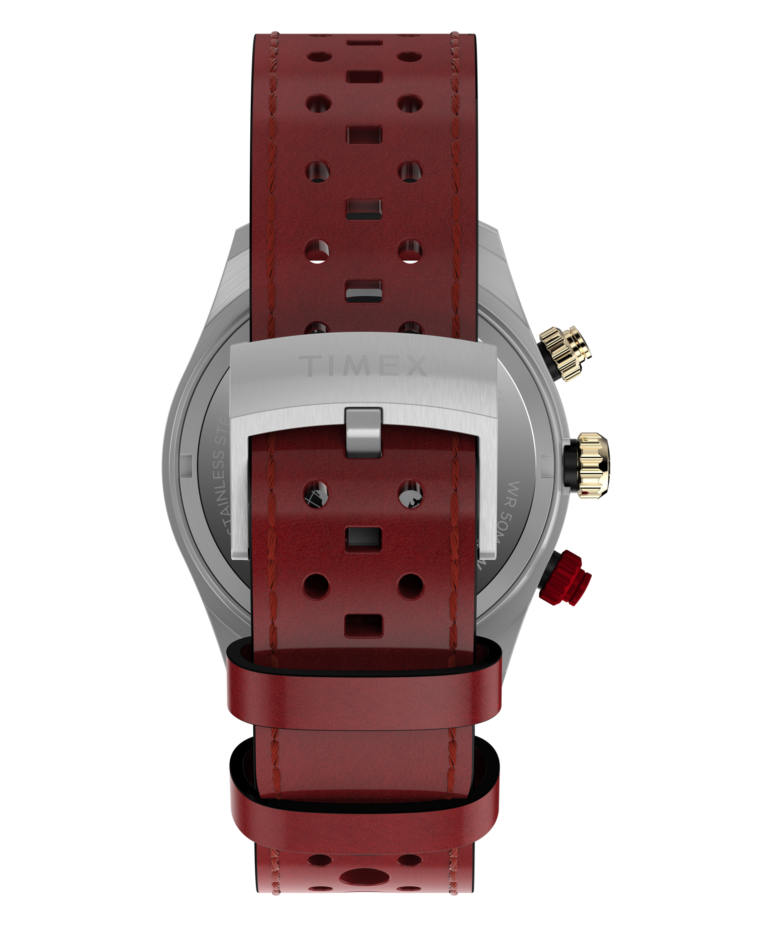 Waterbury Heritage Chronograph 39mm Leather Strap Watch