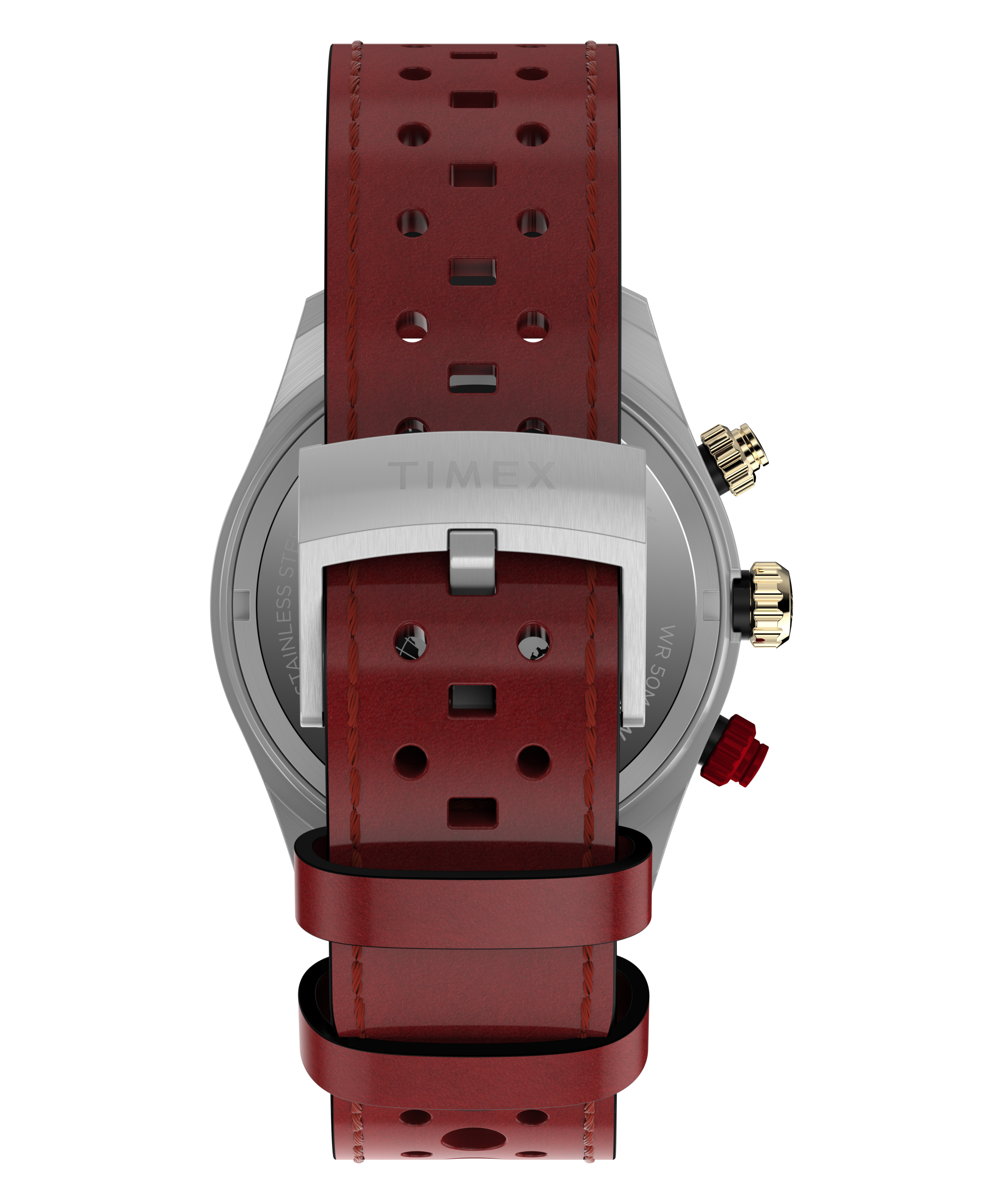 Waterbury Heritage Chronograph 39mm Leather Strap Watch