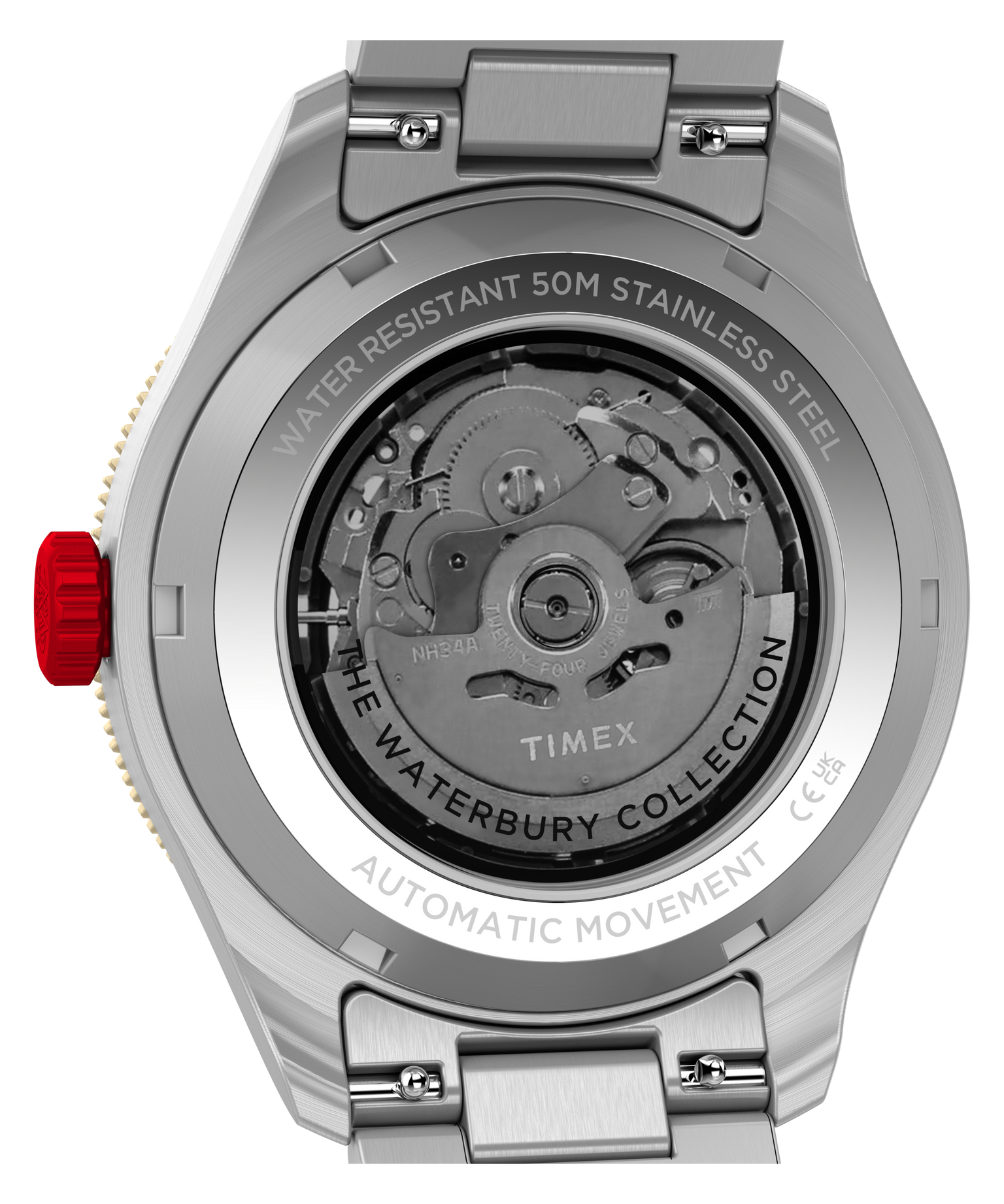 Waterbury Heritage Automatic GMT 41.5mm Stainless Steel Bracelet Watch