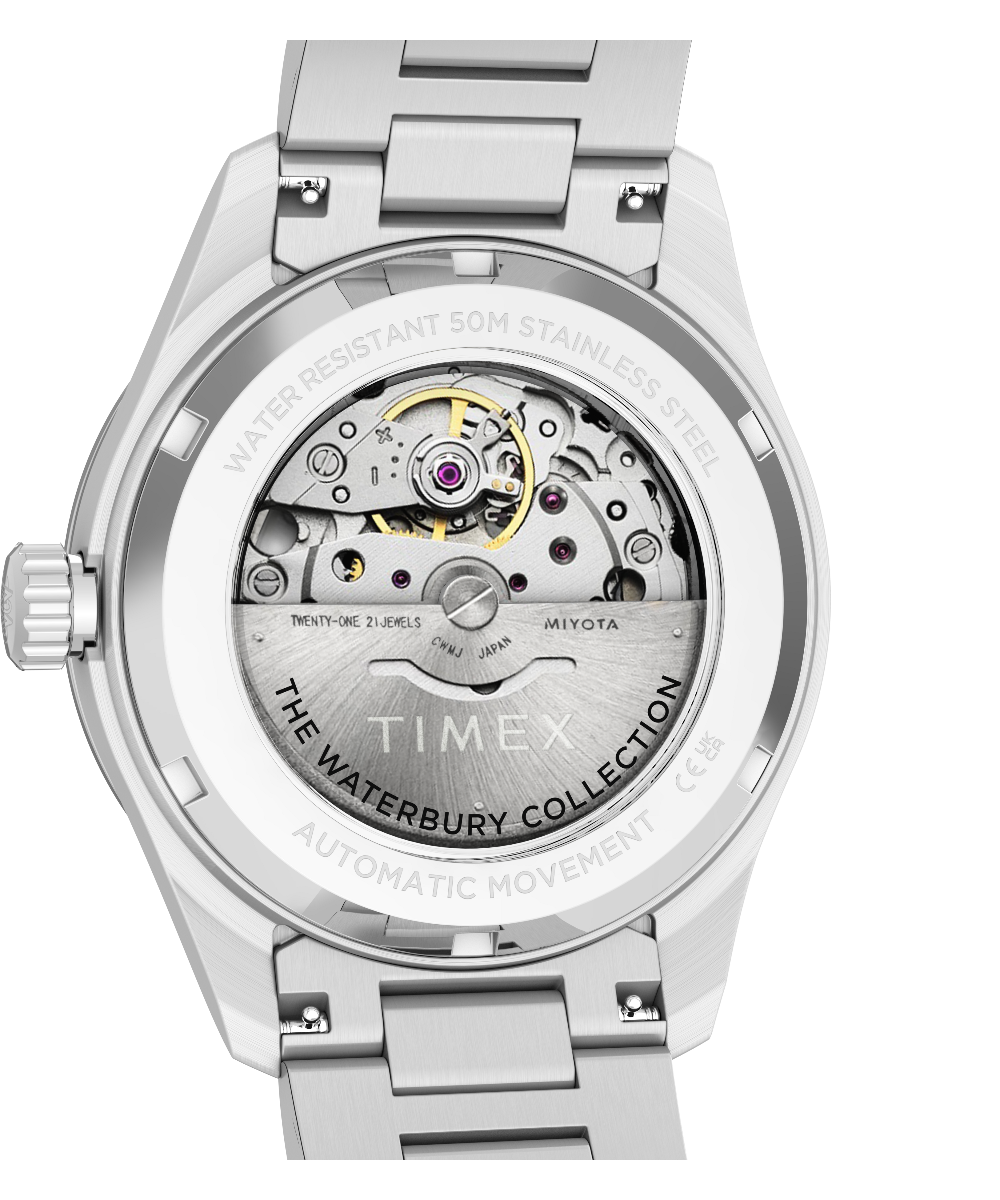 Waterbury Heritage Automatic 39mm Stainless Steel Bracelet Watch