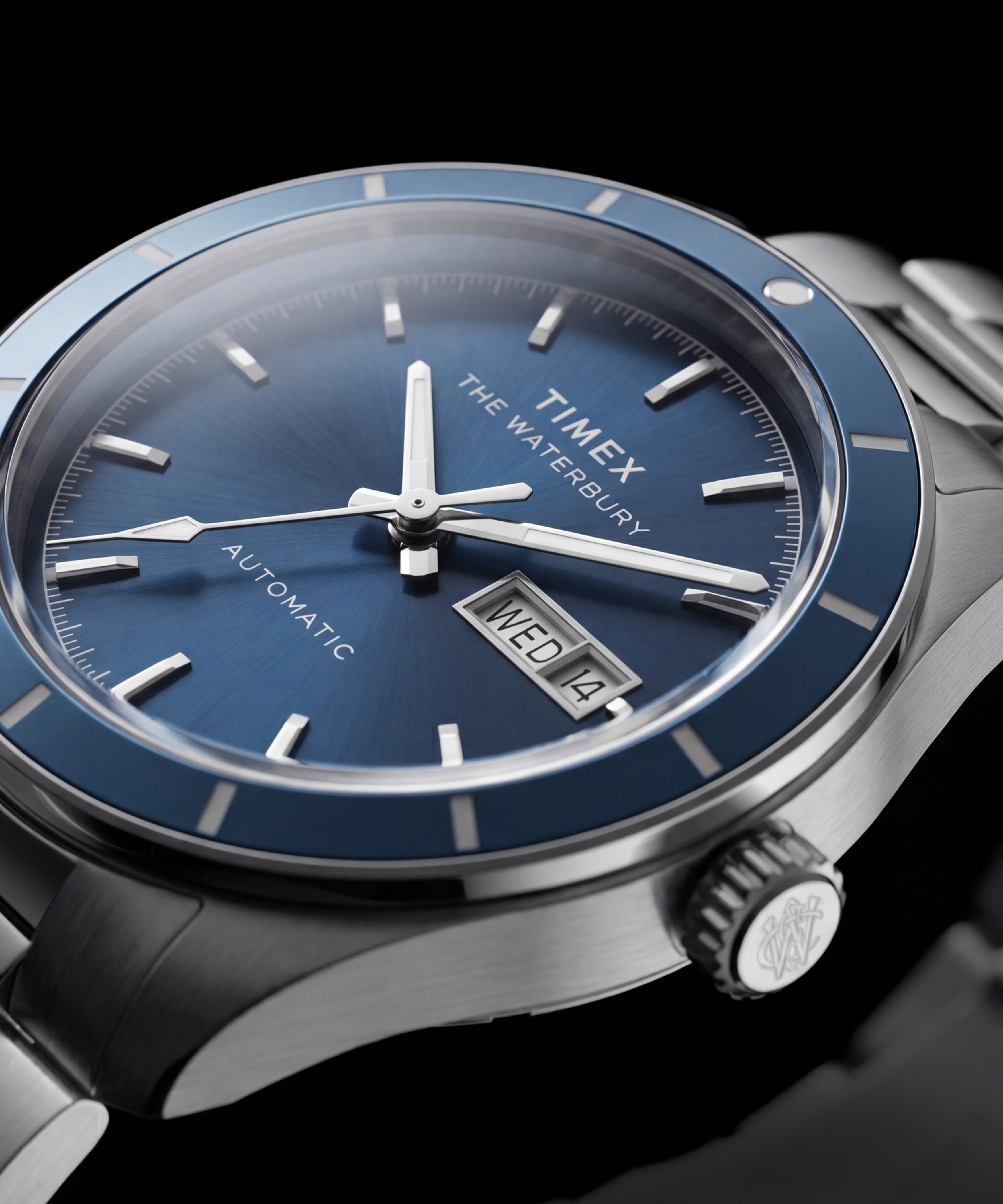Waterbury Heritage Automatic 39mm Stainless Steel Bracelet Watch