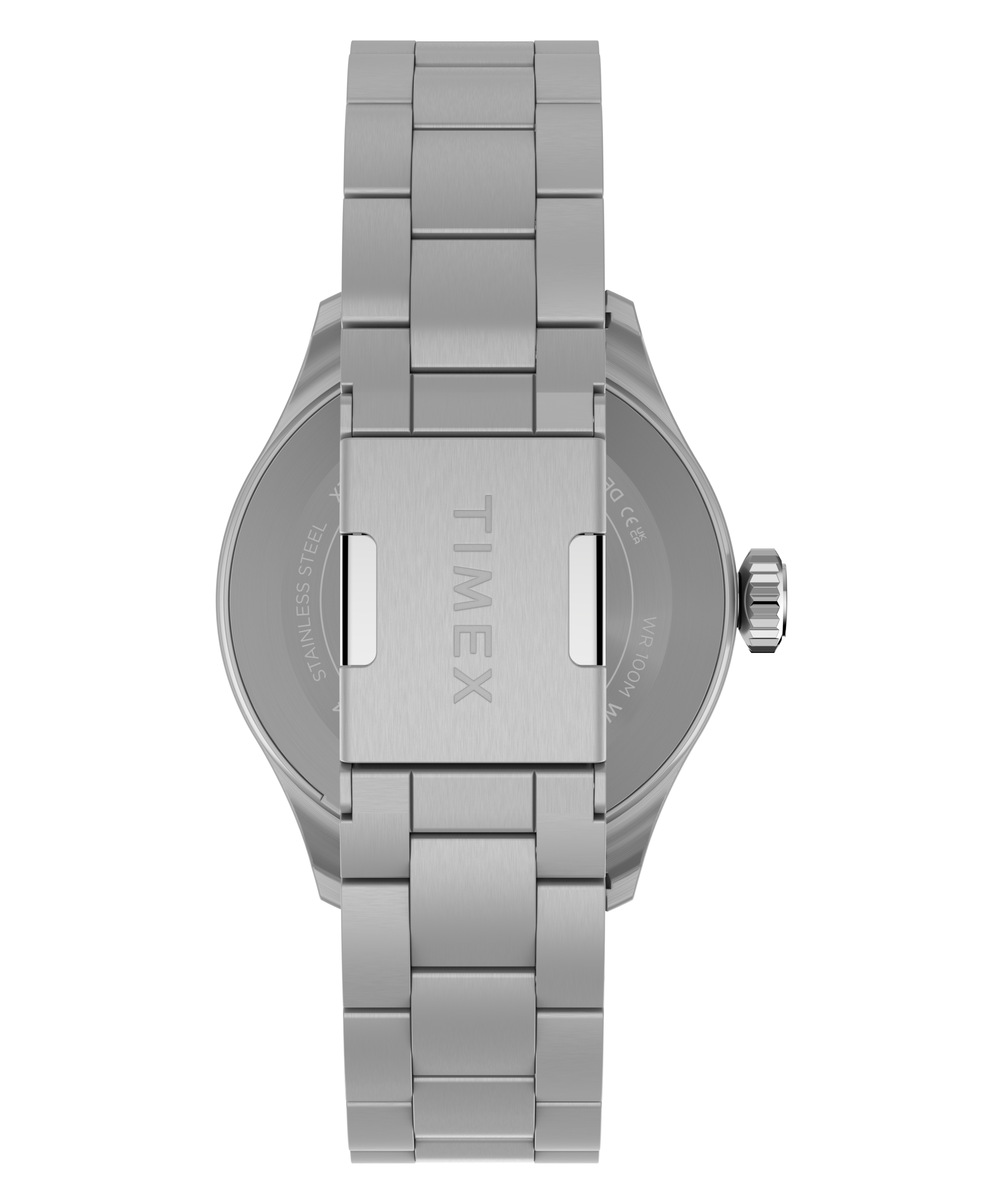 Pan Am® x Timex® Waterbury GMT 41mm Stainless Steel Bracelet Watch