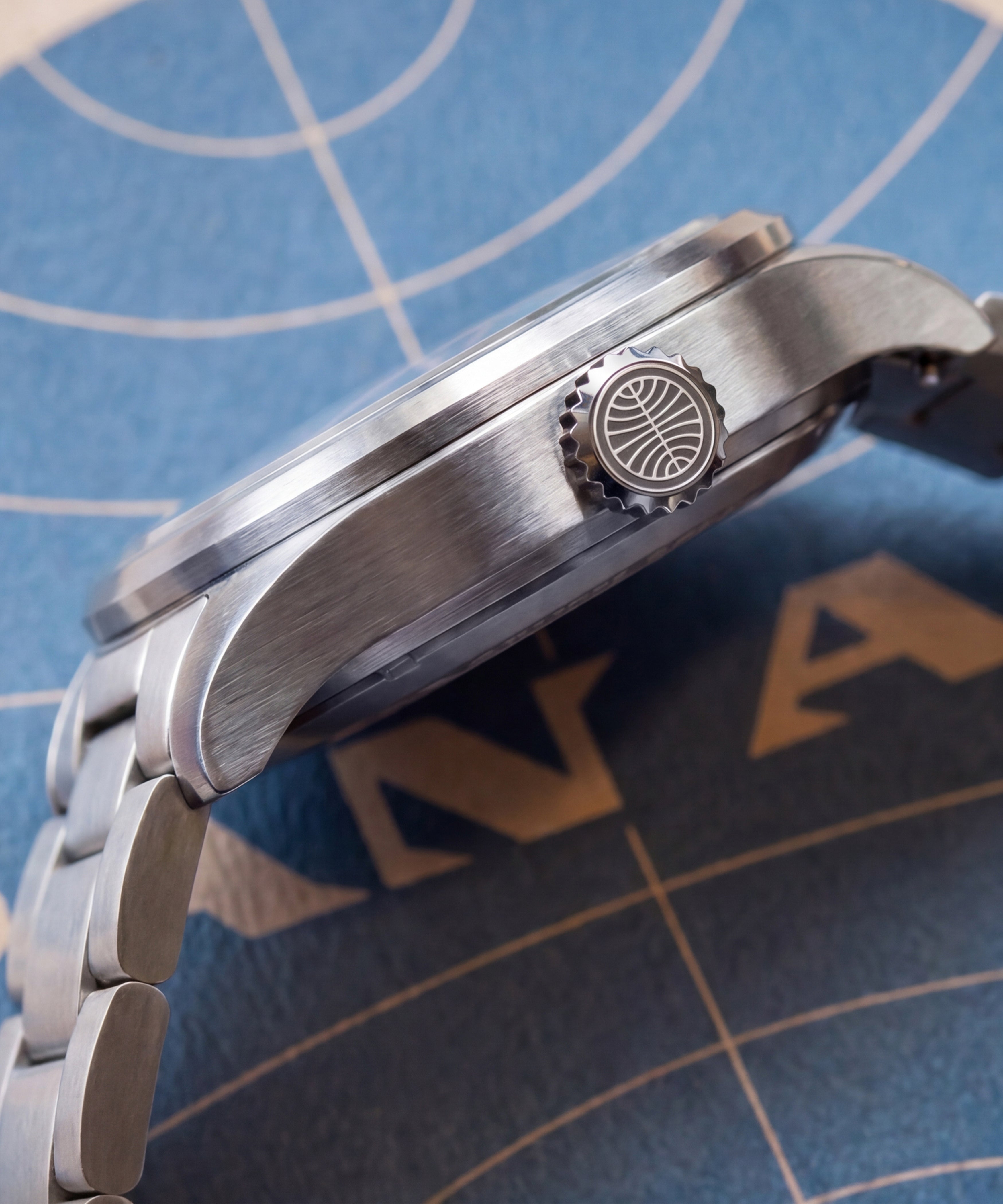 Pan Am® x Timex® Waterbury GMT 41mm Stainless Steel Bracelet Watch