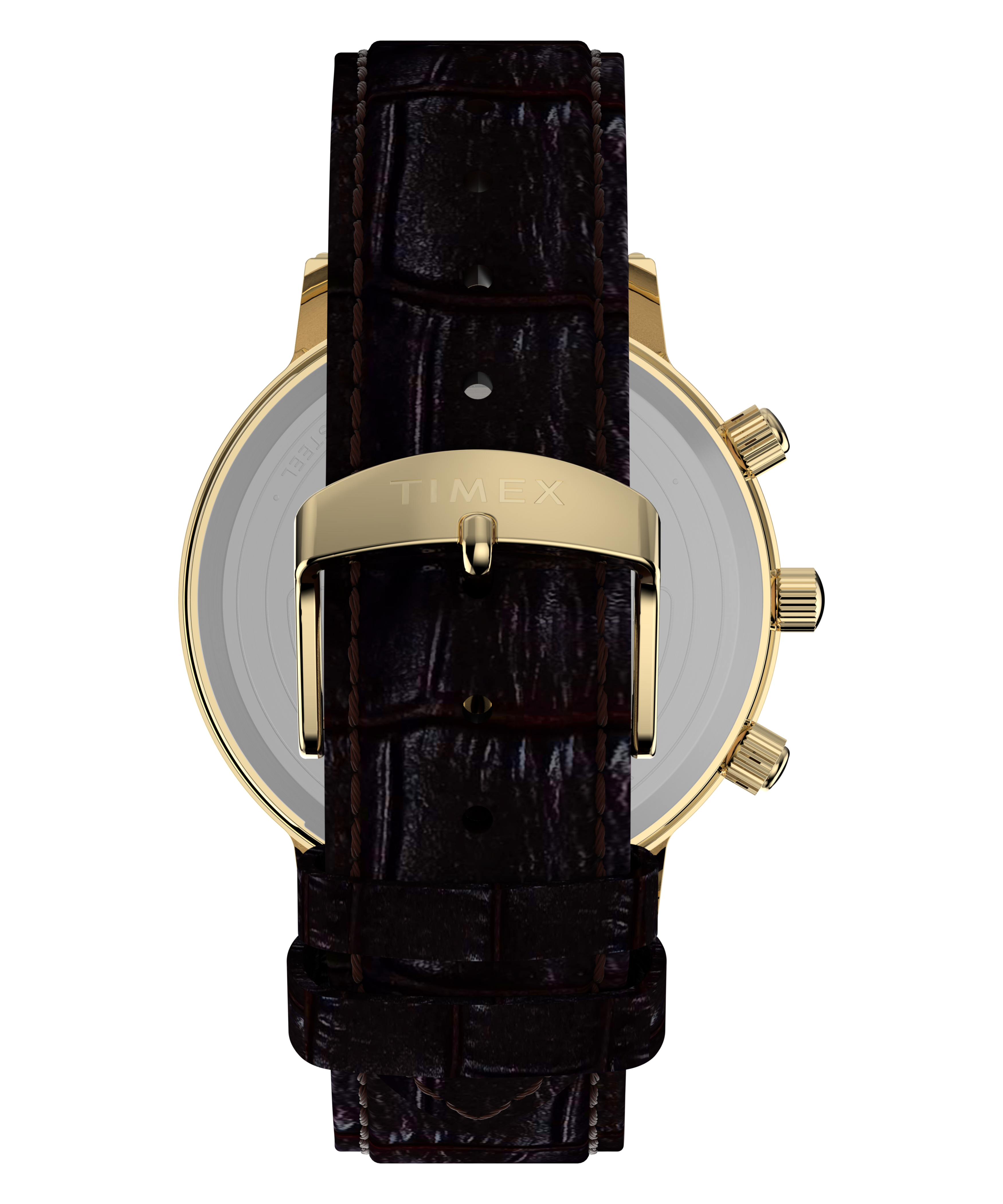 Timex 1990 Moon Phase and Calendar Dial Reissue 37mm Leather Strap Watch