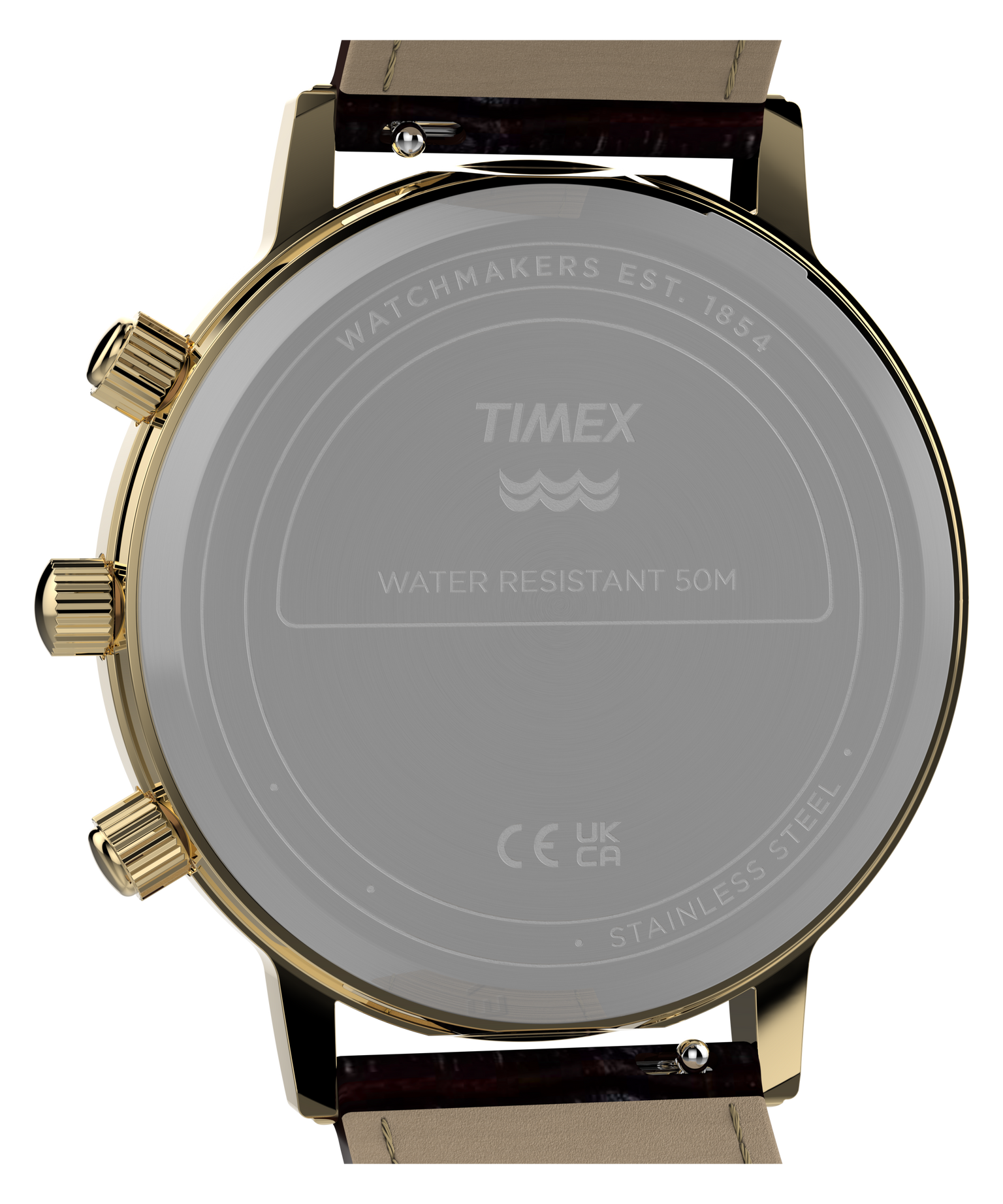 Timex 1990 Moon Phase and Calendar Dial Reissue 37mm Leather Strap Watch
