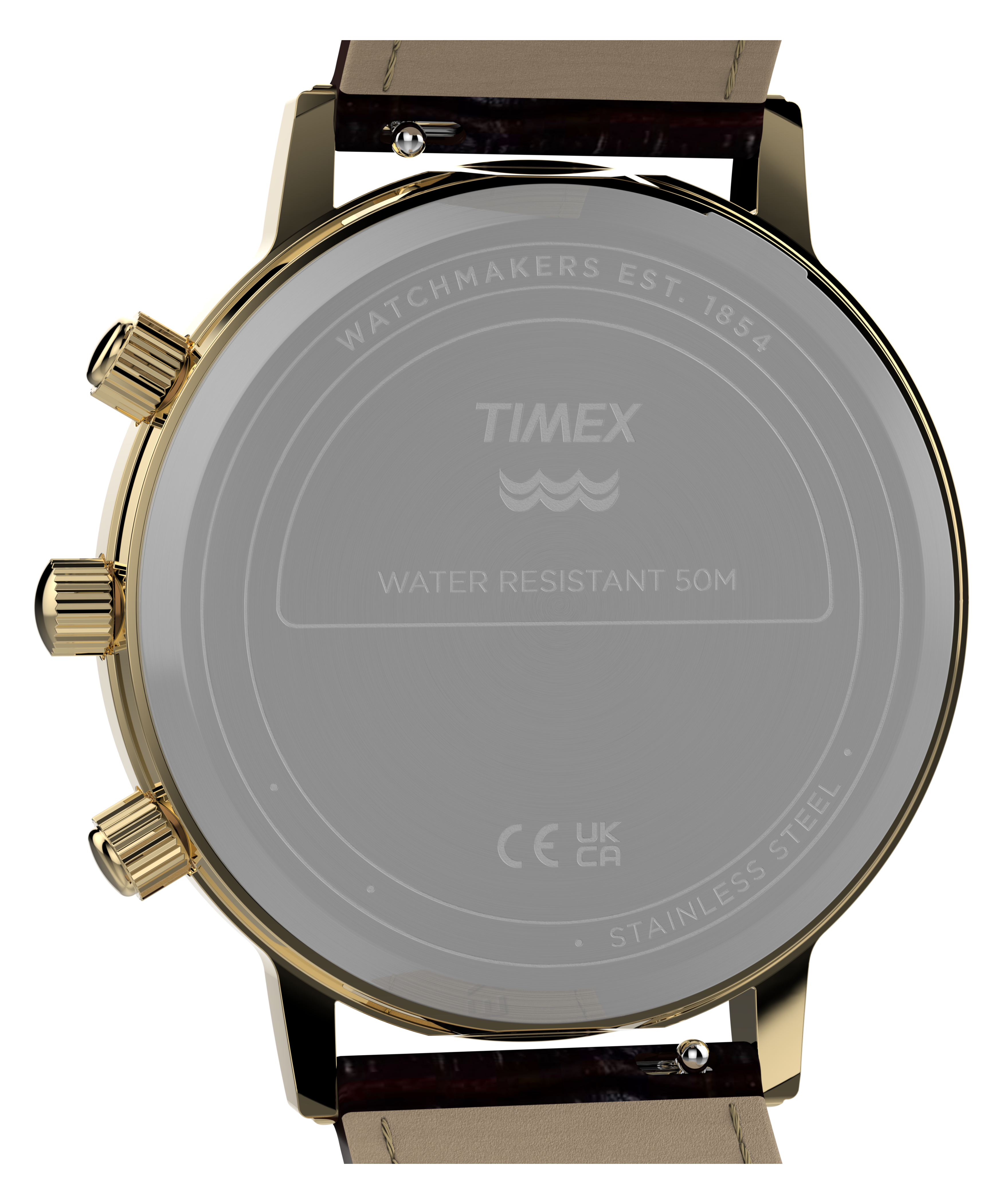 Timex 1990 Moon Phase and Calendar Dial Reissue 37mm Leather Strap Watch