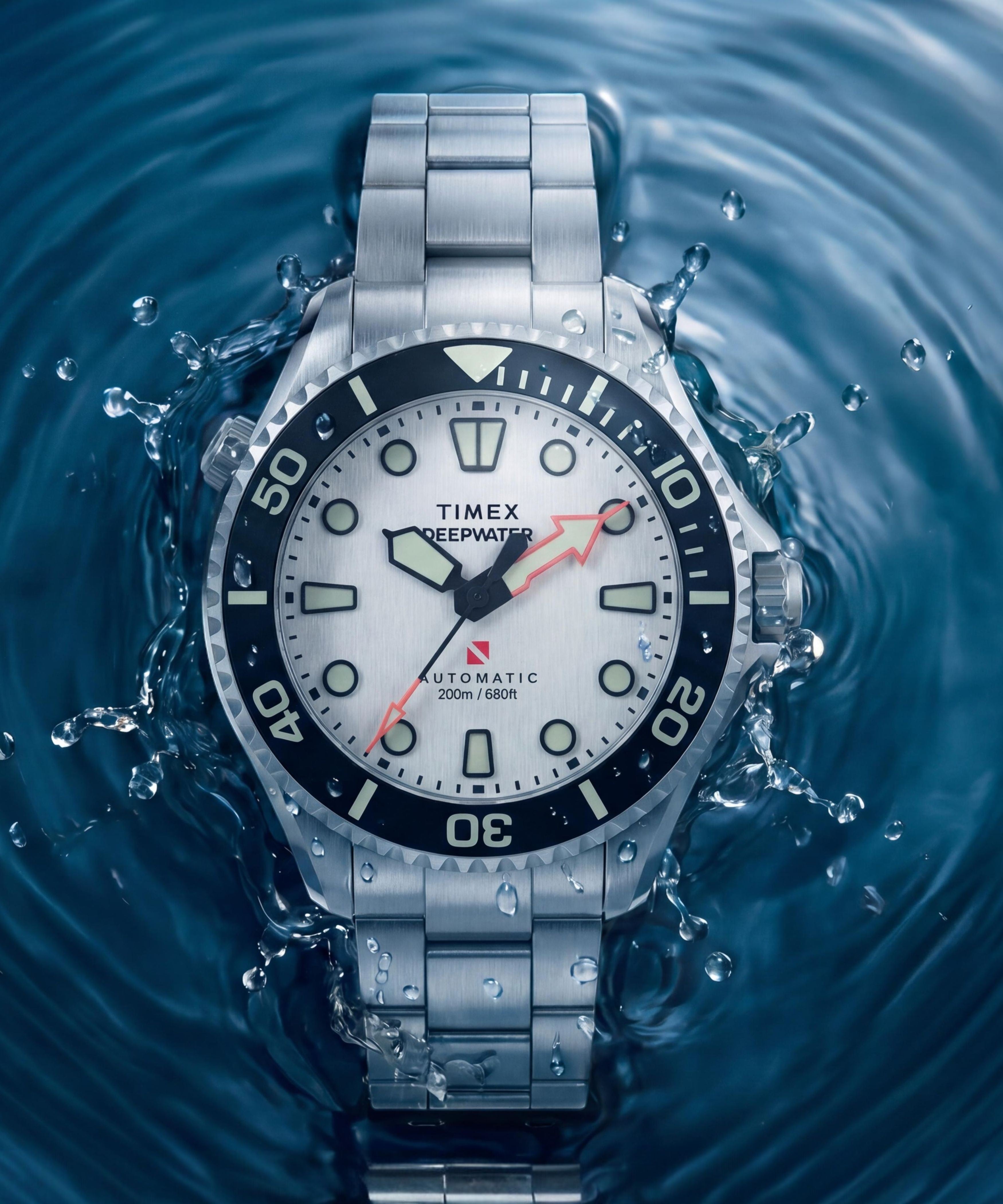 Deepwater Meridian 200 HEV Automatic 44mm Stainless Steel Bracelet Watch