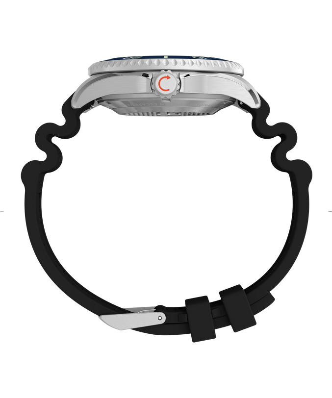 Deepwater Meridian 200 HEV Automatic 44mm HNBR Synthetic Rubber Strap Watch