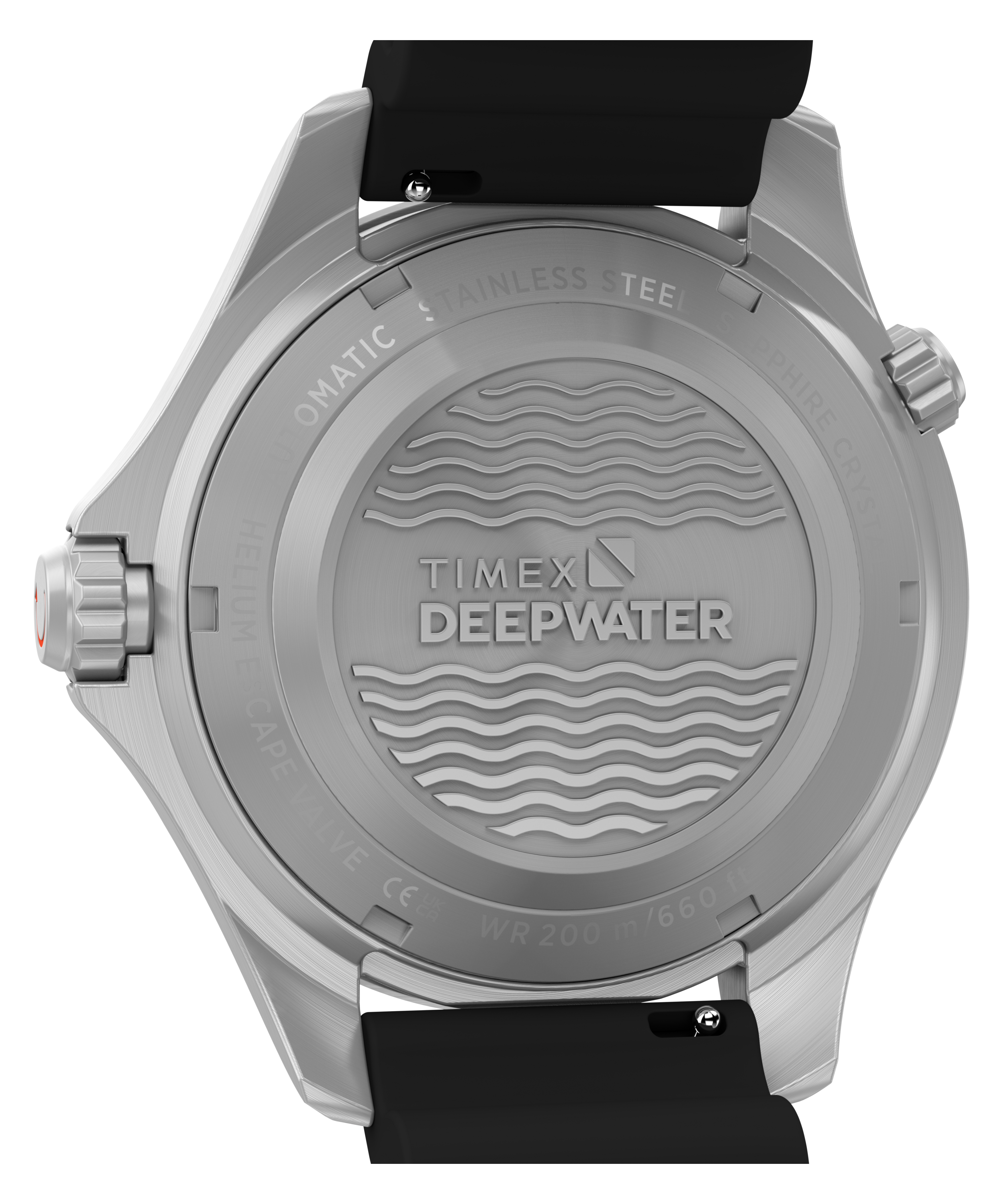 Deepwater Meridian 200 HEV Automatic 44mm HNBR Synthetic Rubber Strap Watch