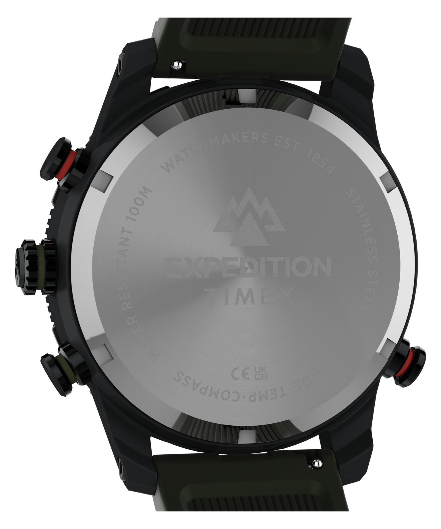 Expedition® Tide Temp Compass IQ 45mm HNBR Synthetic Rubber Strap Watch