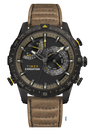 Expedition® Tide Temp Compass IQ 45mm Leather Strap Watch