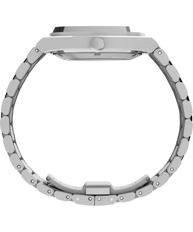 Timex® Automatic E Line 38mm Stainless Steel Bracelet Watch