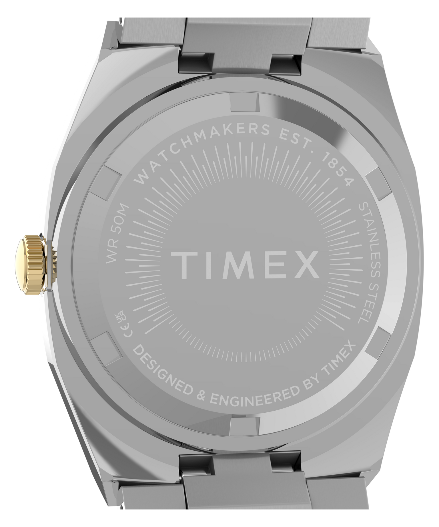 Timex® Quartz E Line 30mm Stainless Steel Bracelet Watch