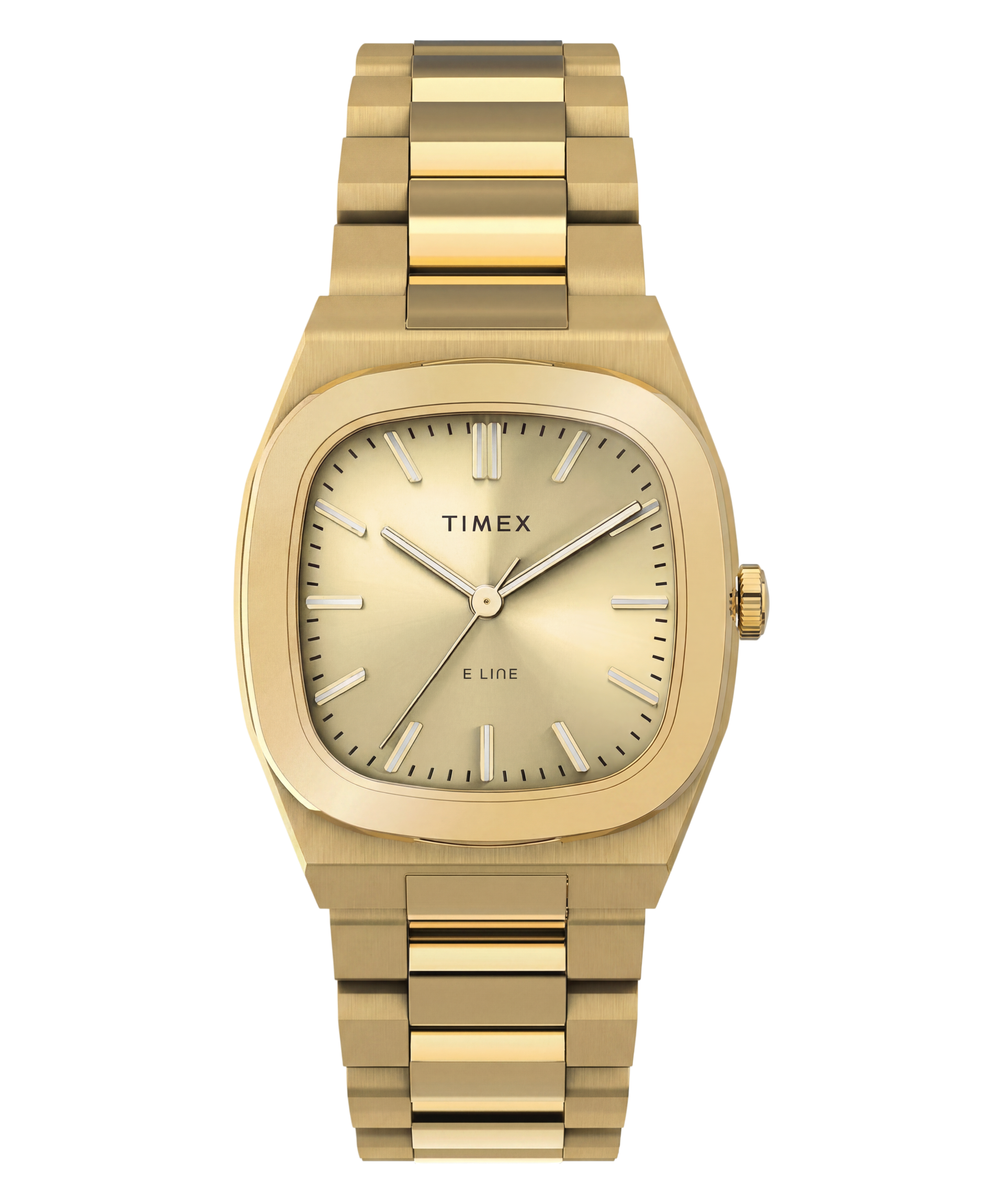 Timex® Quartz E Line 30mm Stainless Steel Bracelet Watch