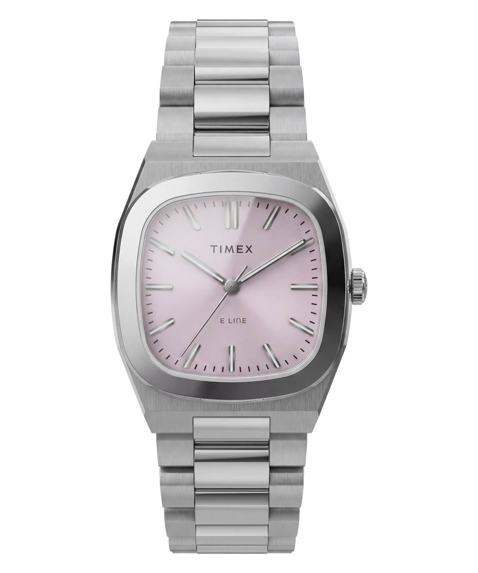 Timex® Quartz E Line 30mm Stainless Steel Bracelet Watch